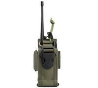 VIPERADE Walkie Talkie Bag - MOLLE Radio Holder, Adjustable Holster for Vest or Belt - Multifunctional Pouch - Green