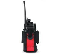 VIPERADE Walkie Talkie Bag, MOLLE Radio Holder, Adjustable Radio Holster for Vest, Walkie Talkie Holder Radio Holster for Belt, Multifunctional Radio Pouch Radio Bag - Red