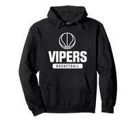 Vipers Basketball for Elementary, Middle, and High Schools Pullover Hoodie