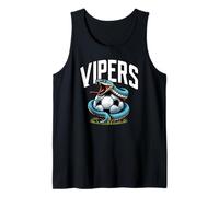 Vipers Soccer Mascot for Youth Teams Players and Fans Tank Top
