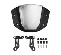 VIPIH Windshield WindScreen fit for HONDA CB650R 2024-2025 Silver+Black