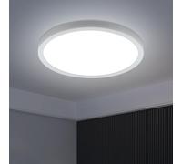 VIPMOON 18W LED Ceiling Lights, Ultra-Thin Ceiling Lights 1620LM, Cold White 6500K, Round Flush Ceiling Light Energy Efficient for Office, Living Room, Bedroom, Kitchen, Hallway, Porch