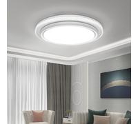 VIPMOON 36W LED Round Ceiling Lights, Flush Mount Ceiling Light, 6500K Daylight Flush Mount Fixture, 180W Equivalent, for Living Room, Bedroom, Kitchen, Hallway, Children's room, Elderly person's room