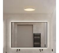 VIPMOON 9W LED Ceiling Light, Modern Round Bathroom Light, Mini Size Ultra-Thin Ceiling Lights, Warm White 3000K, Flush Mount Ceiling Light for Hallway Bedroom, Porch, Balcony, Kitchen