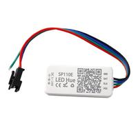 VIPMOON DC 5-24V SP110E Bluetooth Controller, Bluetooth LED Light Controller, Smart iOS/Android App Control, 1024 Pixels for WS2811 WS2812B SK9822 APA102 RGB/RGBW LED Strip Light