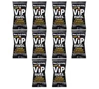 ViPnuts Cocoa Caramel Peanuts - Vegetarian, Gluten Free, High Protein - 10 x 63g