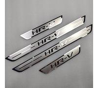 VIPOED 4 Pcs Car Kick Plates For Honda HR-V III 2024 2023 2022 2021, Stainless Steel Car Door Sill Protector Scuff Guard Exterior Protectors Sills