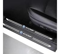 VIPOES 4 Pcs Car Kick Plates For Volkswagen Golf, Car Door Sill Protector Scuff Guard Exterior Protectors Sills