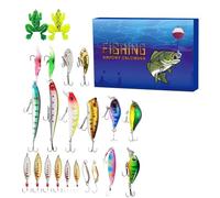 Vipomkowa Advent Calendar 2025, Halloween Advent Calendar 2025, 24 Days Fishing Lures Set For Fisher Adult Men Teen Boys