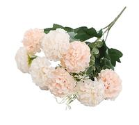 Vipomkowa Artificial Flowers Home Decoration UK Indoor Outdoor Decor Living Room Entrance Decoration Simulation Artificial Flower Bouquet European High Grade Hydrangea 6 Colors Decoration