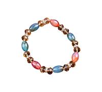 Vipomkowa Automatic Movement Watch Beaded Women's Bracelet Set Boho Ethnic Vintage Turquoise Bracelet for Women Young Man Watch