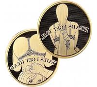 Vipomkowa Coin Holder, Easter Gifts For Ki-Ds, Funny Heads And Tails Coins, Sex Games, Easter Gifts For Adults, Double Side Challenge Coins Lucky Token, Date Game Man Woman