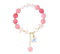 Vipomkowa Colorful Jade Bracelet Crystal Bracelet Fashion Color Small Fresh Ladies Bracelet Jewelry Automatic Diver Watch