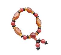 Vipomkowa Grateful Watches for Men Flower Bead Crystal Bracelet Multi Color Simple and Fresh Bracelets to Send Girlfriends and Friends Gifts Mood Watch