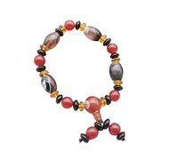 Vipomkowa Grateful Watches for Men Flower Bead Crystal Bracelet Multi Color Simple and Fresh Bracelets to Send Girlfriends and Friends Gifts Mood Watch