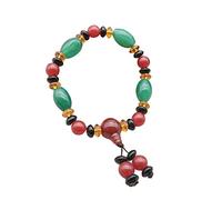 Vipomkowa Grateful Watches for Men Flower Bead Crystal Bracelet Multi Color Simple and Fresh Bracelets to Send Girlfriends and Friends Gifts Mood Watch