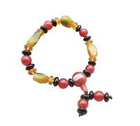 Vipomkowa Grateful Watches for Men Flower Bead Crystal Bracelet Multi Color Simple and Fresh Bracelets to Send Girlfriends and Friends Gifts Mood Watch