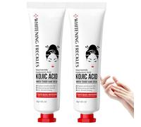 Vipomkowa Kojic Acid Hand Cream,Hand Moisturizer For Women,Hand Cream For Dry Cracked Hands,No Sticky Feeling Travel Size For Daily Use (2Pcs, 60G), Hand Cream For Very Dry Hands