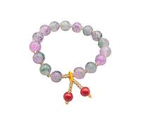 Vipomkowa Mad Hoops Colorful Jade Bracelet Crystal Bracelet Fashion Color Small Fresh Ladies Bracelet Jewelry Mens Sports Digital Watch