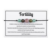 Vipomkowa Natural Beads Bracelet Amethys Crystal Healing Stone Handmade Woven Bracelet Anklet Personalized Jewelry Gifts for Women Girls