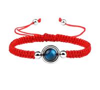 Vipomkowa New Design Unique Handmade Adjustable Good Luck Red Rope Braided Bracelet Girls Ladies Men's Bracelet Women Chronograph Watch