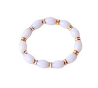 Vipomkowa Statement Jewelry Flower Bead Crystal Bracelet Multi Color Simple and Fresh Bracelets to Send Girlfriends and Friends Gifts Mens Sports Digital Watch