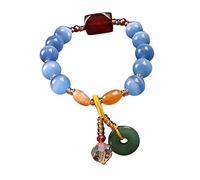 Vipomkowa Stopwatch Watch Flower Bead Crystal Bracelet Multi Color Simple and Fresh Bracelets to Send Girlfriends and Friends Gifts Little Girl Necklace Sets