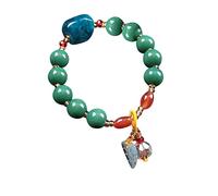 Vipomkowa Stopwatch Watch Flower Bead Crystal Bracelet Multi Color Simple and Fresh Bracelets to Send Girlfriends and Friends Gifts Little Girl Necklace Sets