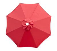 Vipomkowa Table Umbrella Outdoor, Garden Gmbrella, 6.5Ft Outdoor Patio With Push Button Tilt And Crank, 6 Sturdy Ribs Uv Protection Waterproof For Garden/Backyard, No umbrella stand