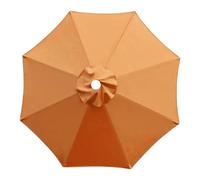 Vipomkowa Table Umbrella Outdoor, Garden Umbrella, 9Ft Outdoor Patio With Push Button Tilt And Crank, 8 Sturdy Ribs Uv Protection Waterproof For Garden/Backyard, No umbrella stand