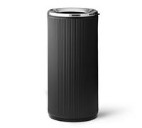 Vipp - 18 Open Top Bin 22 L, Black / Polished Steel - Black