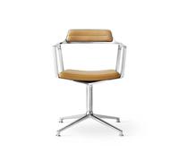 Vipp 452 Swivel Chair Camel/Leather