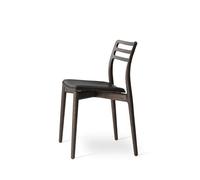 Vipp 481 Cabin Dining Chair Dark Oak/Black Leather