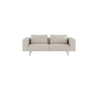 Vipp Loft 2-Seater Sofa Wavy Off White/ Light Gray/ Stainless Steel