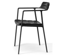 VIPP451 Chair black aniline leather Vipp - 5705953166050