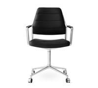 VIPP455 / VIPP 455 Swivel Chair Black Vipp sur roues - VIPP455 SCHWARZ ROLLEN