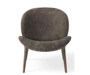 VIPP496 / VIPP 496 Lodge Lounge Chair, Low Back low armchair Vipp Curly umber - VIPP469 DACU00007