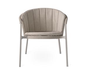 VIPP712 / VIPP 712 Lagrasse outdoor lounge chair Vipp with seat and back cushion - VIPP712 997120601BC