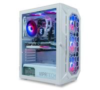ViprTech Ghost 3.0 Liquid-Cooled PC - AMD Ryzen 5 5600X (12-LCore 4.6Ghz), RTX 4060 8GB, 32GB DDR4 3200 RAM, 1TB NVMe SSD, VR-Ready, Streaming, WiFi, RGB, Win 11, Warranty, Gaming Desktop Computer