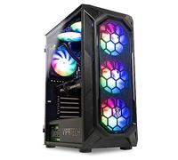 ViprTech Ghost 3.0 PC Liquid-Cooled - AMD Ryzen 5 5600X (12-LCore 4.6Ghz), RTX 4060 8GB, 32GB DDR4 3200, 1TB NVMe SSD, VR-Ready, Streaming, WiFi, RGB, Win 11, Computer Computer for