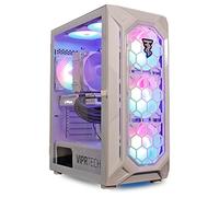 ViprTech Ghost Gaming PC, Ryzen 7, RX 580 8GB, 16GB/500GB SSD, Arctic White