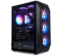 ViprTech Overlord Liquid-Cooled PC - AMD Ryzen 7 5700X (4.6Ghz Turbo), RTX 4060 Ti 8GB, 32GB DDR4 3200, 1TB NVMe SSD, Gold PSU, VR-Ready, WiFi, Bluetooth, Win 11, Gaming Desktop Computer
