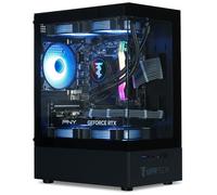ViprTech Reaper 3.0 Liquid-Cooled PC - AMD Ryzen 7 7700 (5.3Ghz Turbo), RTX 4070 Super 12GB, 32GB DDR5 6400, 2TB NVMe SSD, 800W Gold, VR-Ready, WiFi BT, Win 11, Gaming Desktop Computer Black