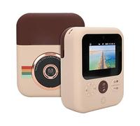 Vipxyc Mini Gift Print Camera - 12MP HD Instant Camera with IPS Screen, DIY Graffiti Prints, 1500mAh Battery