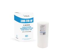 VIQUA CMB-510-HF Whole House 10 x 4.5 Inch 5 Micron Polypropylene Whole House Filter for Viqua IHS12-D4 and VH200-F10 System