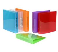 Viquel 909083-08 A5 Propyglass Perforation Office Binder, Random Colors, 1 unit