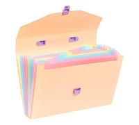 Viquel - A4 Case Organiser with 12 Compartments Rainbow Pastel