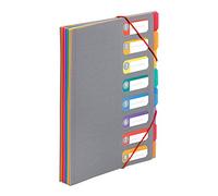 Viquel - A4 Document Folder with 8 compartments Rainbow Touch