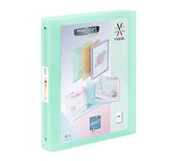 Viquel - A4 Maxi Flexible Binder - 4 Rings - 4 cm Spine - for A4 documents - Translucent Green