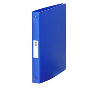 Viquel - A4 Maxi Flexible Folder with Label on Spine - 4 Rings - 3.5cm Spine - for A4 Documents - Blue